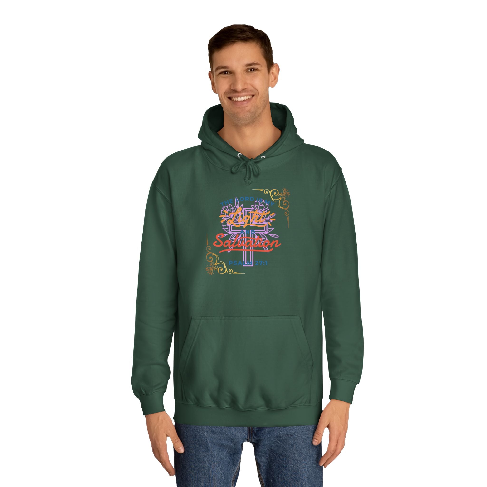 Inspirational Unisex College Hoodie, Motivational Sweatshirt, Faith-based [...]