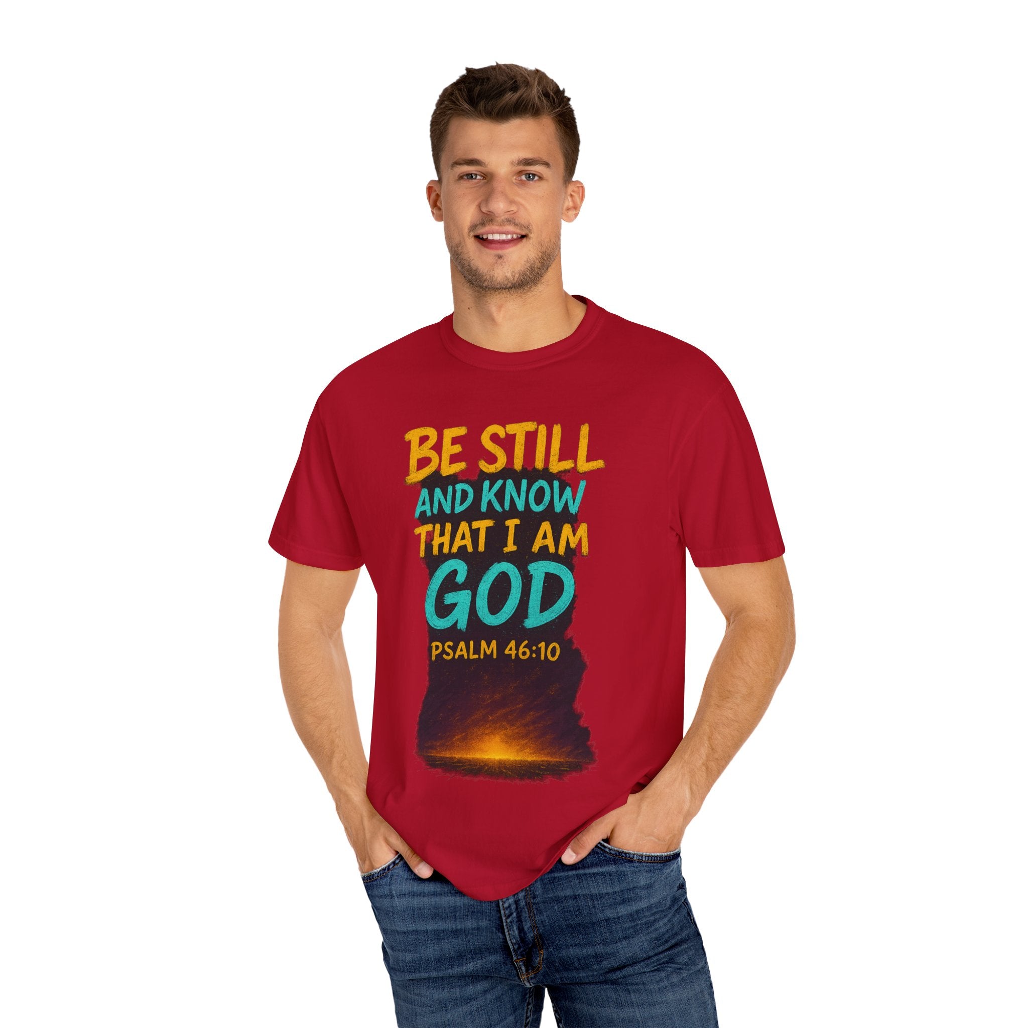 Garments of the Bible Unisex T-shirt Psalms 46:10